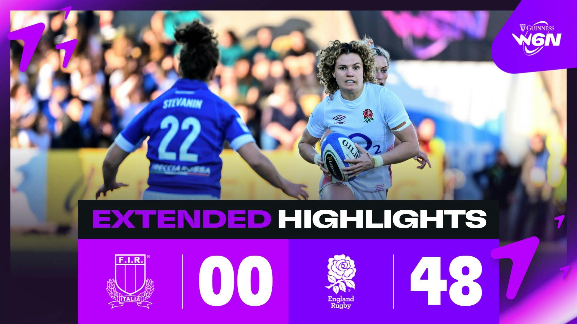 EXTENDED HIGHLIGHTS | GUINNESS WOMEN'S SIX NATIONS | ITALY V ENGLAND
