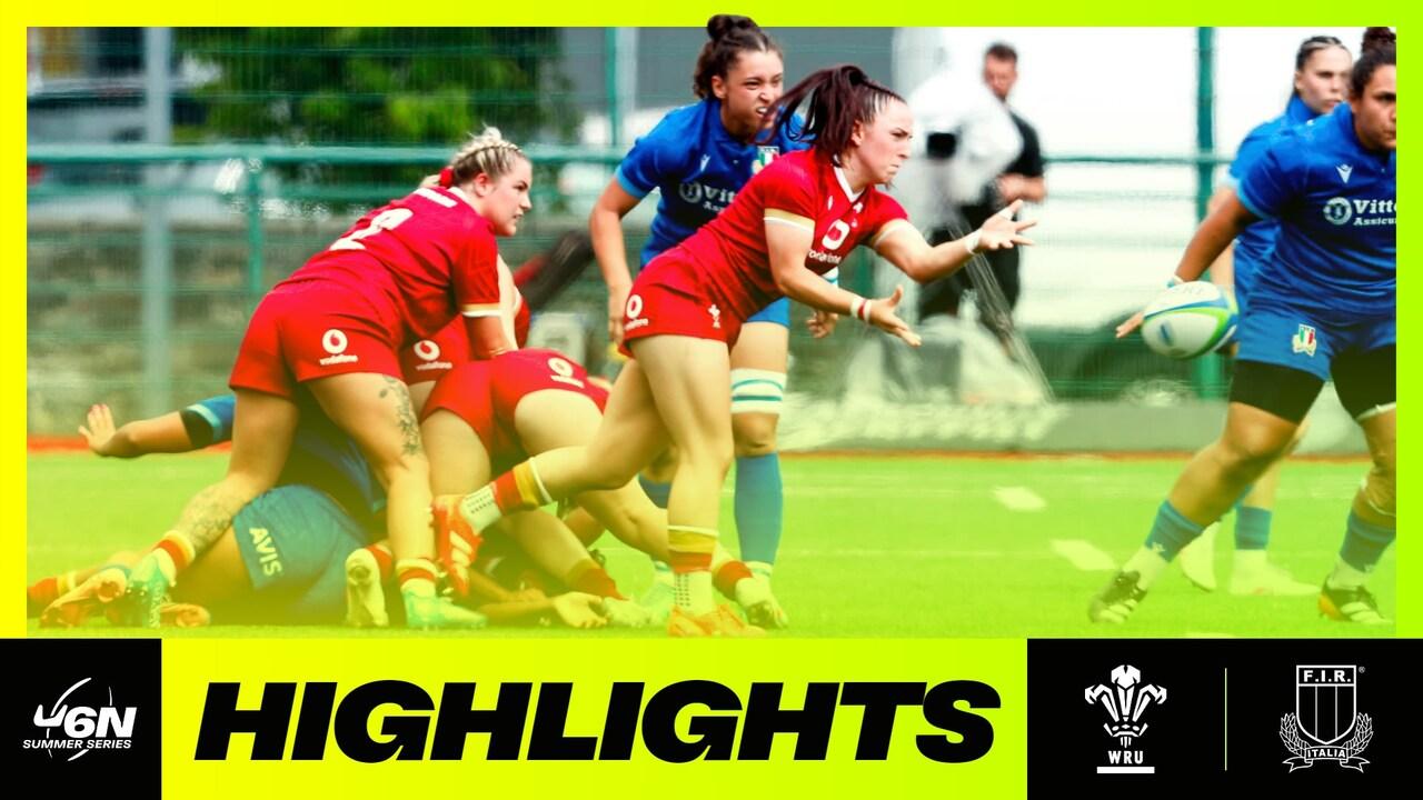 HIGHLIGHTS | WALES v ITALY | 2025 U6N WOMEN'S SUMMER SERIES