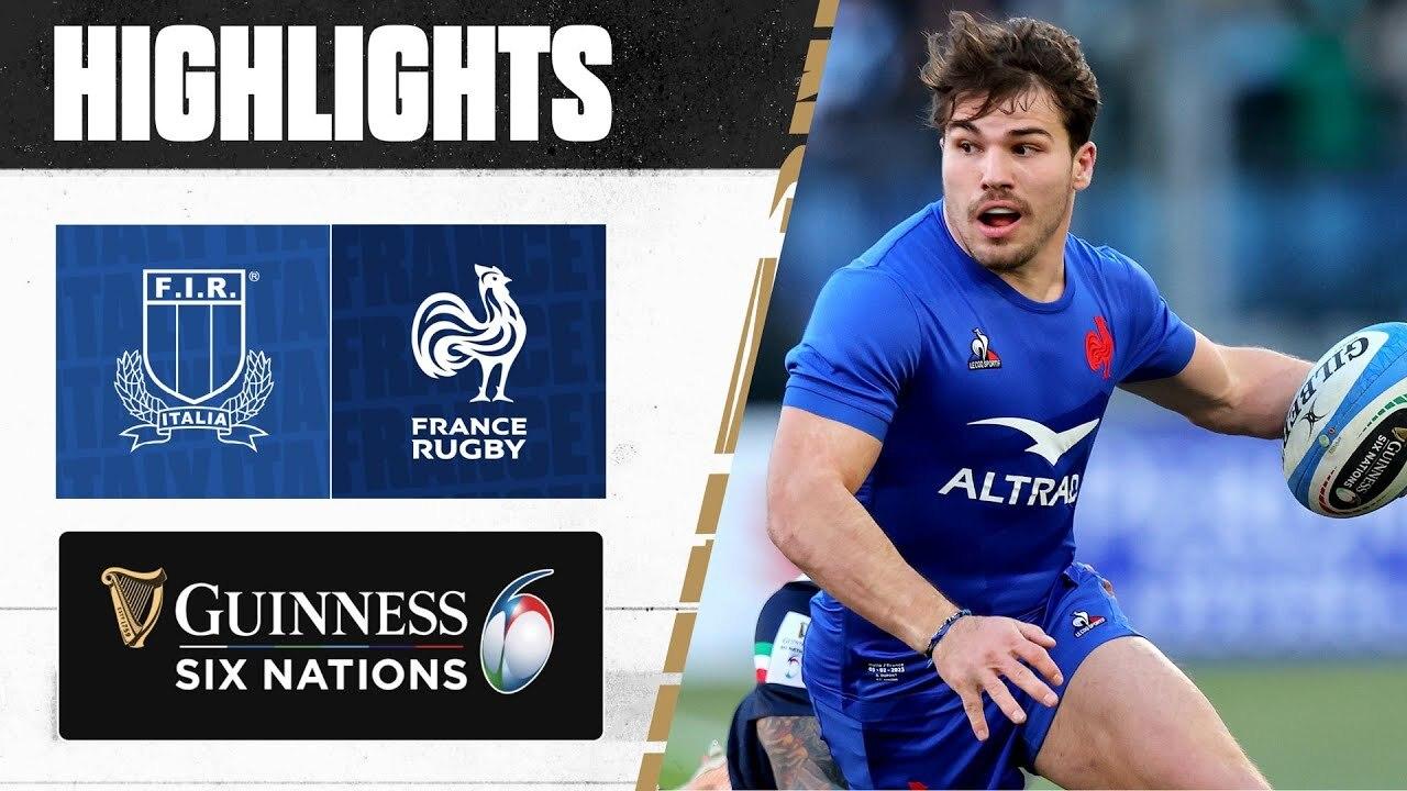 HIGHLIGHTS | 2023 Guinness Six Nations | Italy v France