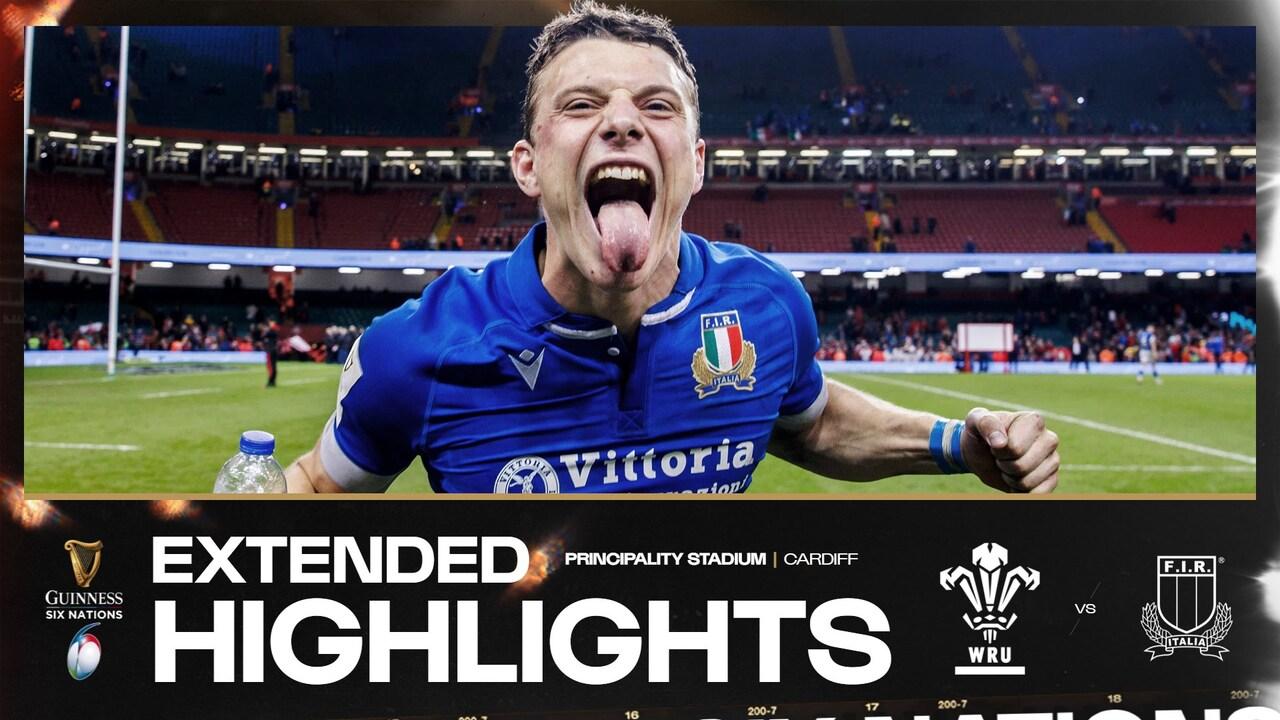  FAITS SAILLANTS PROLONGÉS | PAYS DE GALLES V ITALIE | TOURNOI DES SIX NATIONS MASCULIN 2024