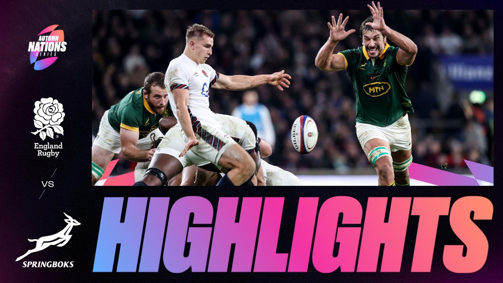 Eng Vs Rsa Rugby LES FAITS MARQUANTS DU MATCH | ENG v RSA - Quilter Nations Series ...
