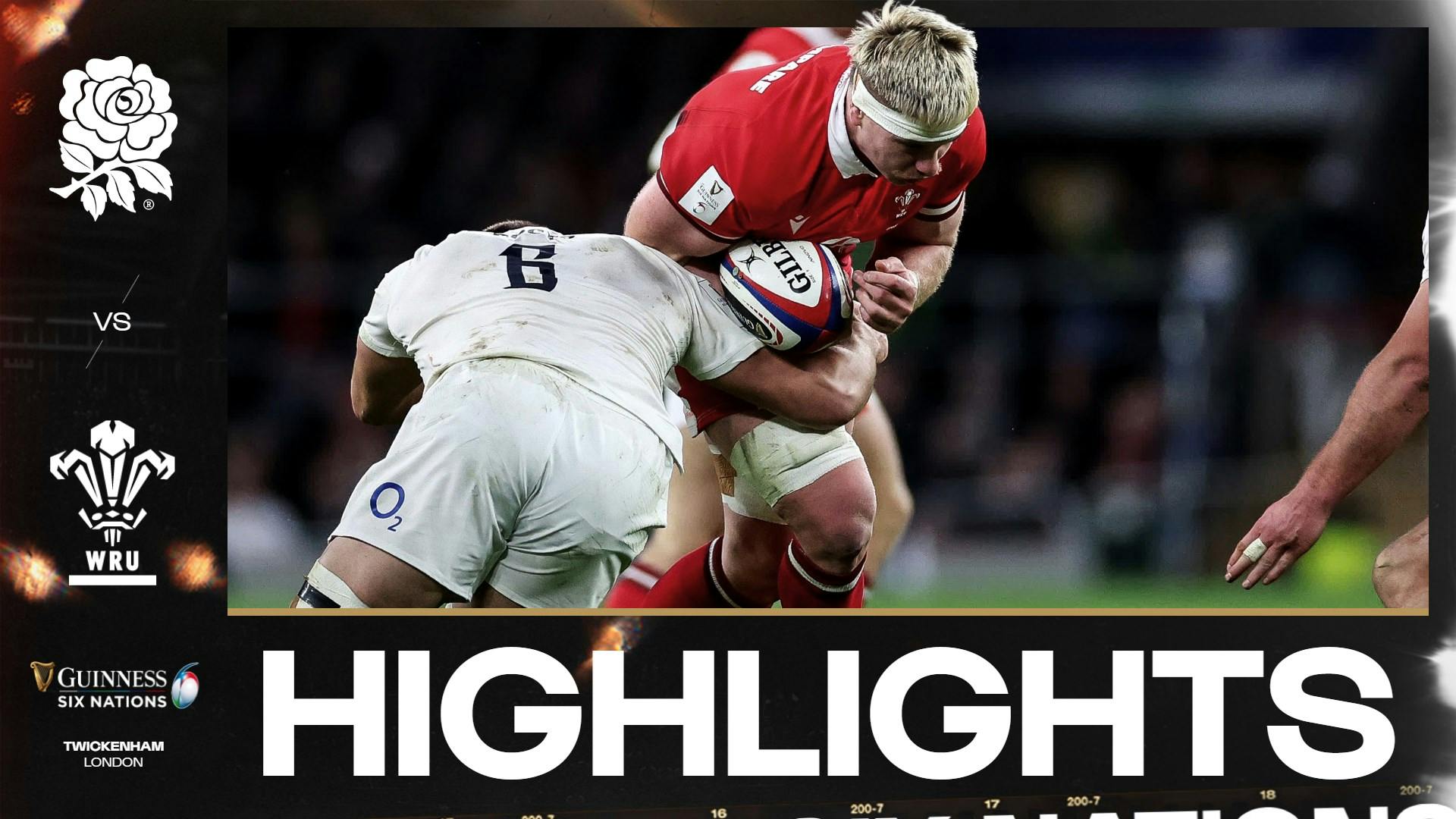 HIGHLIGHTS | ENGLAND V WALES | GUINNESS SIX NATIONS